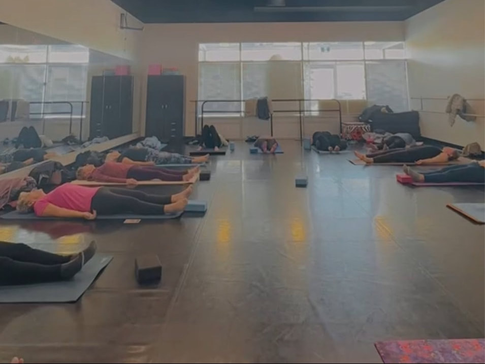 Yoga students at Yoga with Karen Lynn